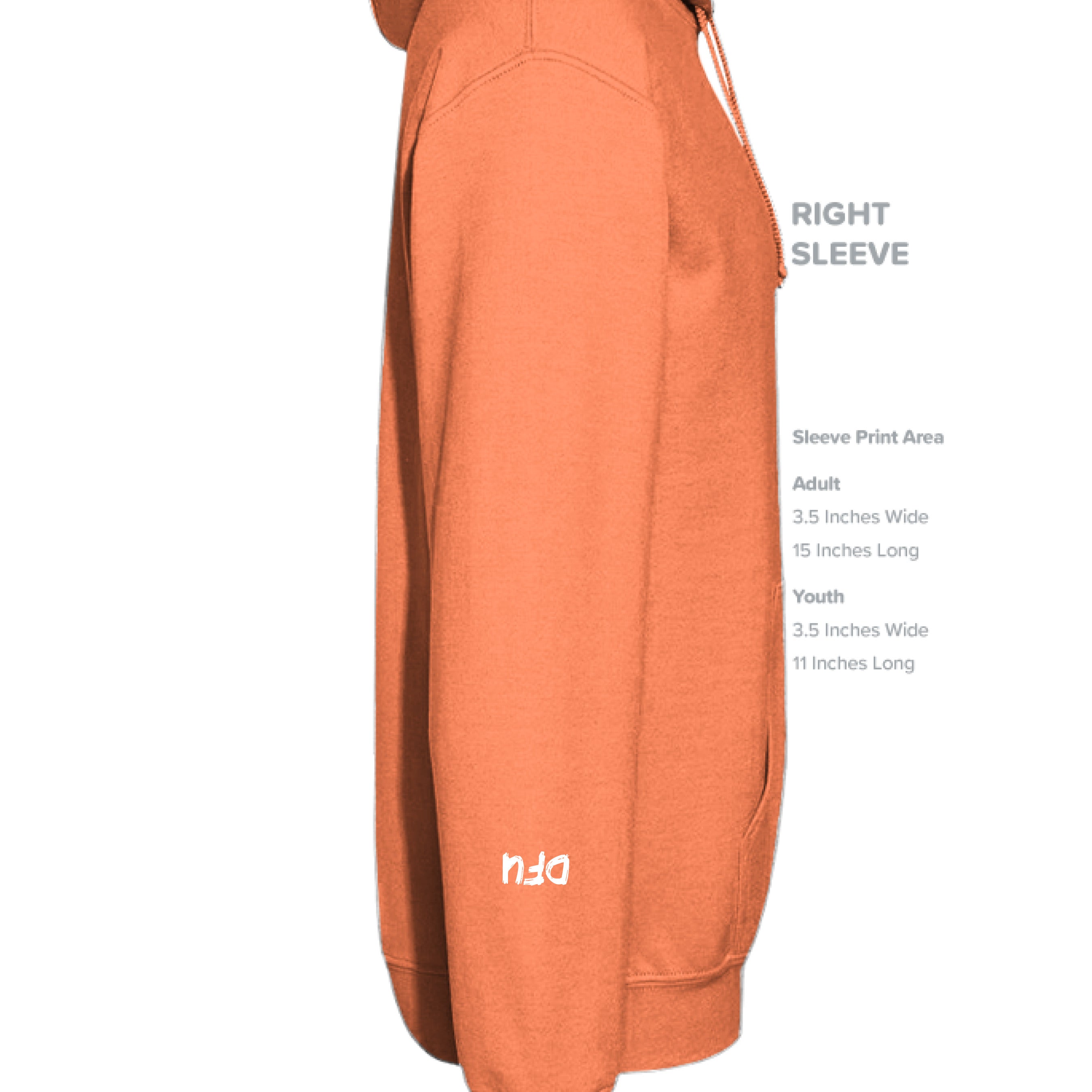 Safety Orange - SLEEVE_RIGHT